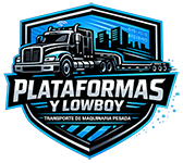 Fletes en trailer plataforma y lowboy